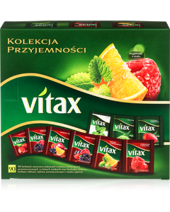 Herbata VITAX KOLEKCJA PRZYJE.MIX owoc 90kop 9 smaków