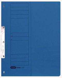 Skoroszyt kartonowy ELBA 1/2 A4, hakowy, niebieski, 100551890