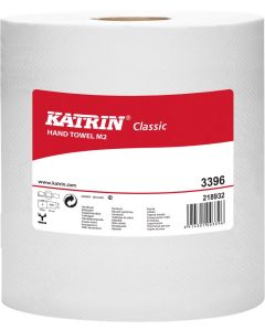 Ręczniki papierowe w rolce Katrin Classic M2 150, 3396, biały, 2 warstwy, 600 listków, 6 rolek, Ø 20cm, dł- 150 m