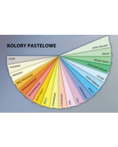 Papier kolorowy, pastelowy papier ksero A4 160g, ryza 250 kartek, Trophee kanarkowy