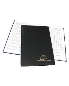 Książka korespondencyjna A4 300 kartek - czarna WARTA 1824-229-020