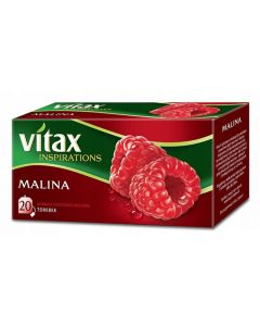 Herbata VITAX INSPIRATIONS Malina (20 saszetek) 40g zawieszka