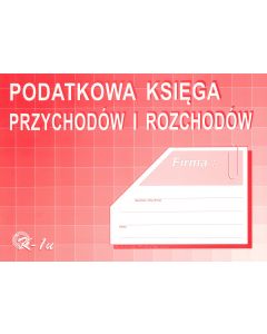 Podatkowa księga przychodów i rozchodów A4, 48 str, k-1, druki akcydensowe