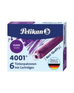 Naboje Pelikan krótkie TP/6 szt., fioletowy