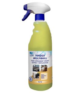 Płyn/preparat Professional do czyszczenia i odtłuszczania powierzchni twardych, Tusz Atrament Grafit itp., VIJUSA 750ml, Findex Multibrill, Spray
