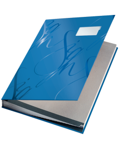 Książka do podpisu LEITZ niebieski 18 przegródek 57450035