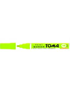Marker olejowy, fibrowa końcówka 2,5mm, zielony neon TO-440 Toma