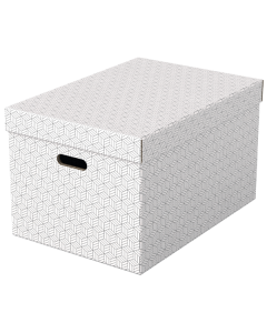 Pudełka domowe do przechowywania, rozmiar L, 3 sztuki, białe Esselte 628286