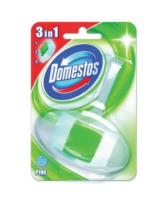 Odświeżacz kostka Domestos, zawieszka do WC, 40 g. leśny