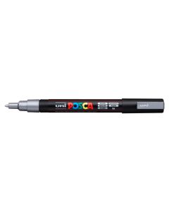 Marker z tuszem pigmentowym PC-3M srebrny POSCA UNPC3M/DSR